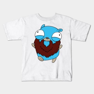 Frolicking Bearded Gopher Kids T-Shirt
